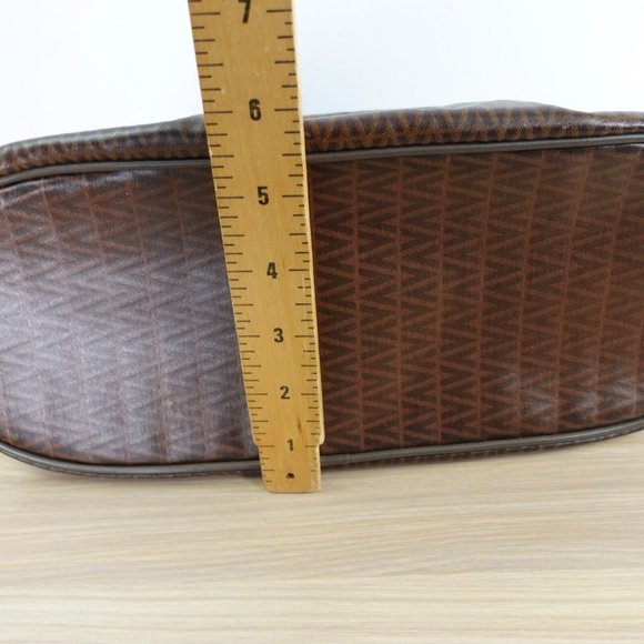 VINTAGE Valentino Bag Womens Leather Shoulder Purse Logo Handbag MARIO VALENTINO - Picture 7 of 14